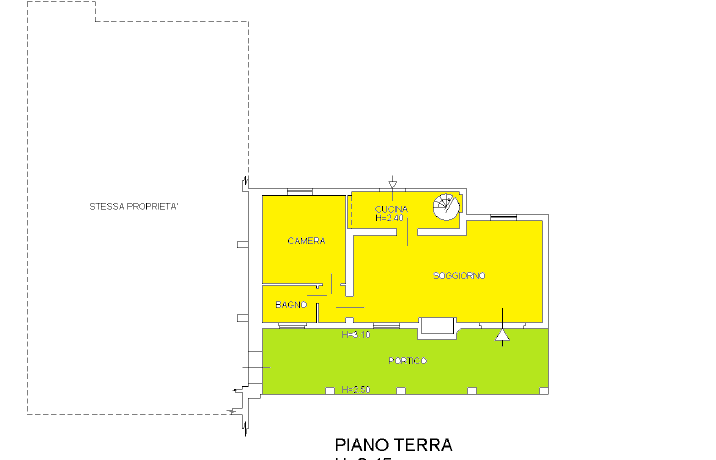 planimetria casa piano terra